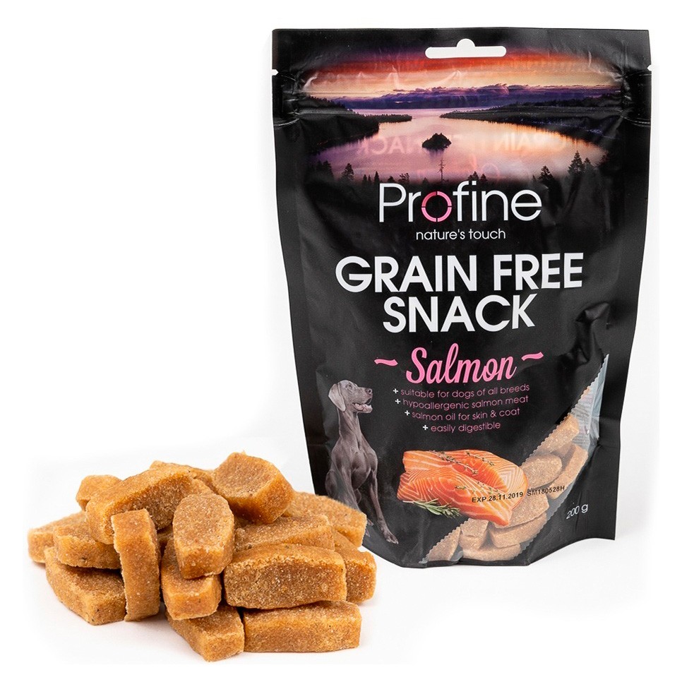 Profine snack de salmón libre de grano para perros 200g