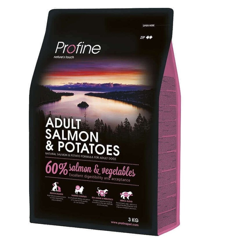 Profine Adult Salmón pienso hipoalergénico para perros adultos 3kg