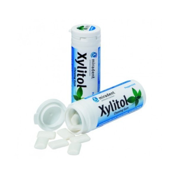 Miradent chicles xylitol menta 30u