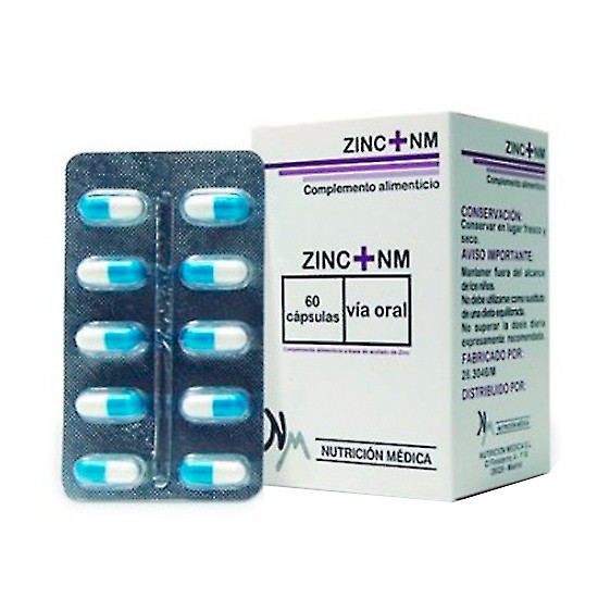 Nutrición Médica Zinc + nm 60 cápsulas