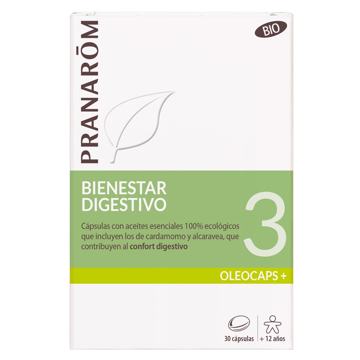 Pranarôm Oleocaps Bienestar digestivo 30 cápsulas